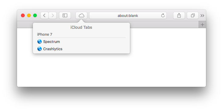 Safari iCloud